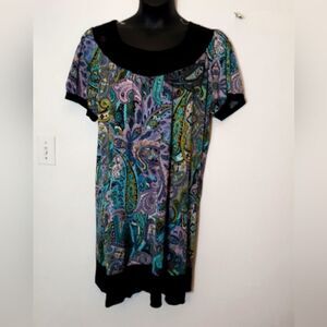 Periwinkle paisley dress